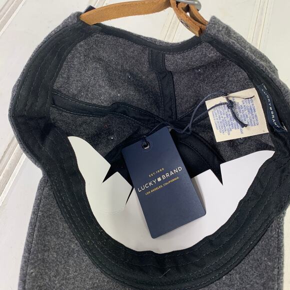 Lucky Brand Charcoal Gray Mile High Club Wool hat - Picture 7 of 8